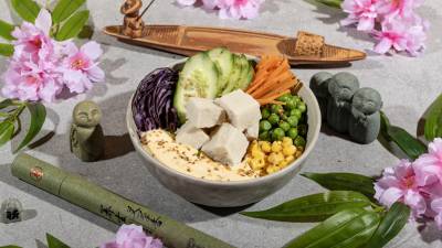 Poke with Tofu and Cheese